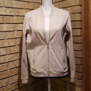 Cream colored lightweight jacket